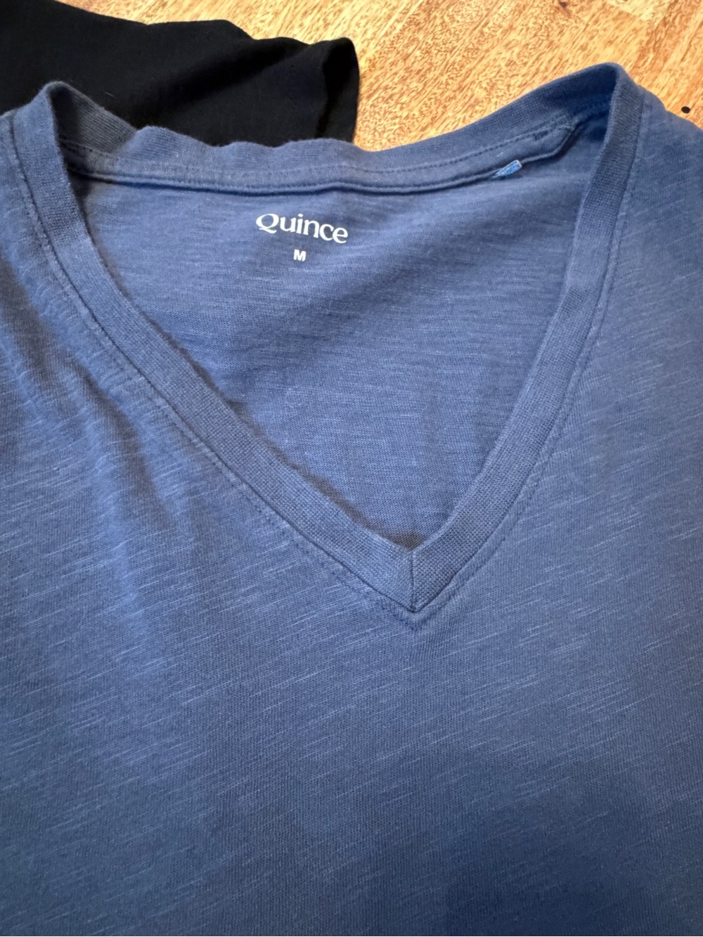 Quince Women’s Short-Sleeve Tees in Blue and Black - Picture 3 of 7